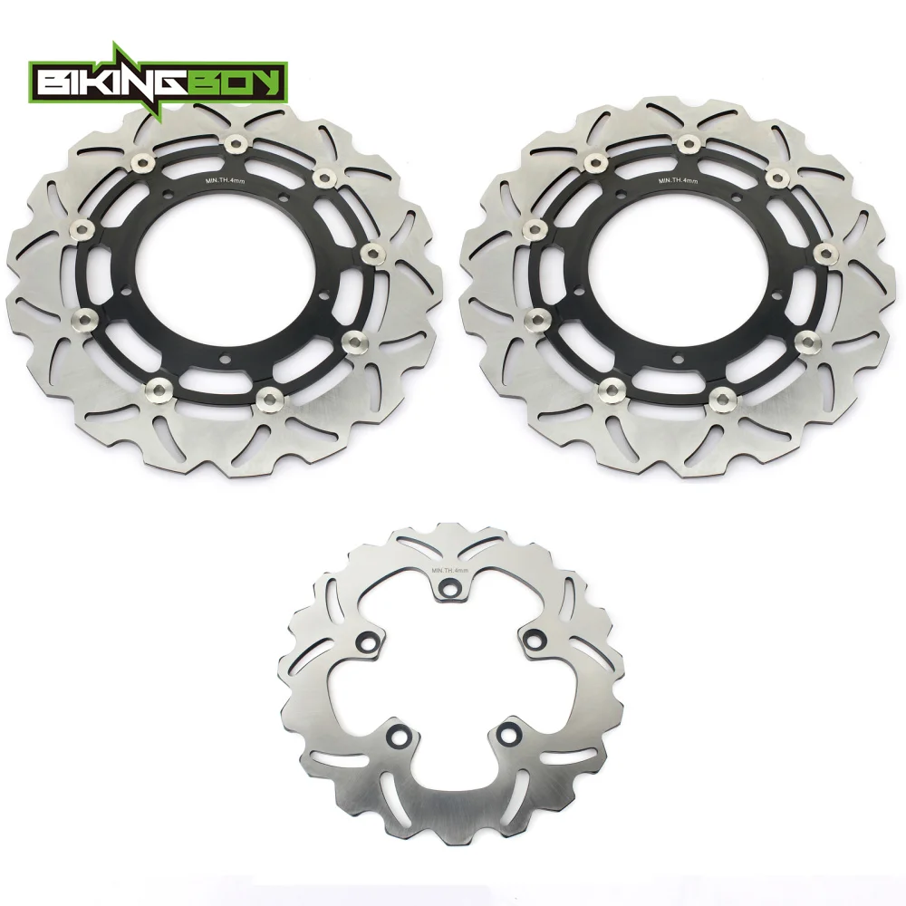 BIKINGBOY для YAMAHA FZ1/ABS 06-14 FZ1 Fazer 06-12 FZ1 Fazer ABS 07-19 FZ1 N/ABS 06-12 Передние Задние тормозные диски роторы