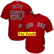 Новинка,, Молодежная Футболка Boston David Ortiz Mookie Betts World
