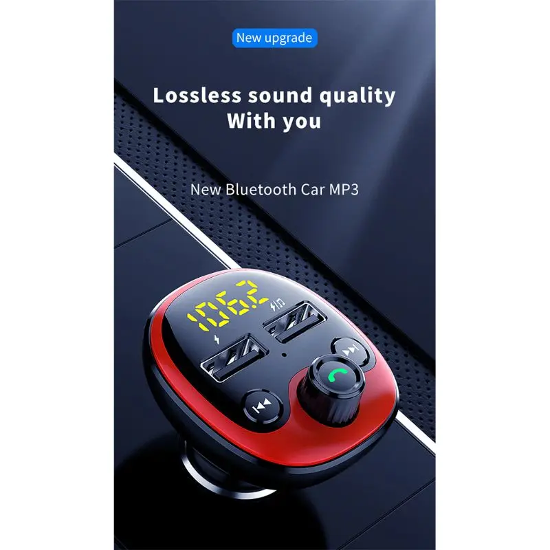 Автомобильный MP3 Bluetooth музыкальный плеер двойной USB3.1 телефон быстрое зарядное устройство U диск TF карта A5YA