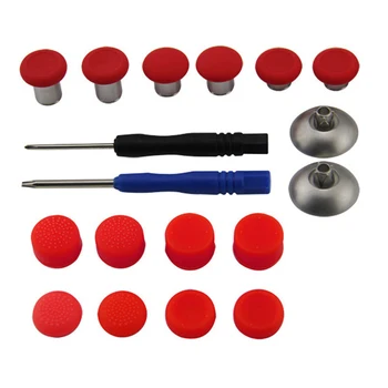 

SOONHUA 18pcs Replacement Thumbsticks Trigger Button Caps With Joystick And Screwdriver For Xbox One Controller