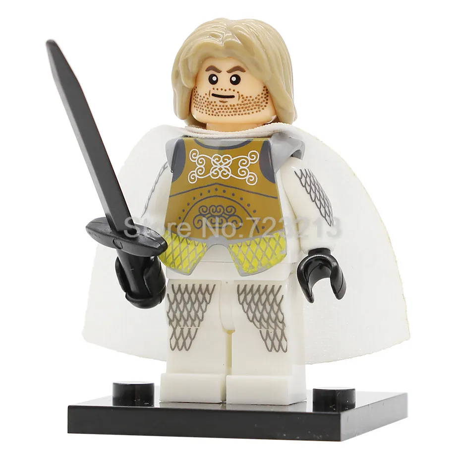 Jaime Lannister Новая игра престолов Сезон 8 фигурка Джон Сноу беньен Старк белый Walker Wights Джор мормонт самвелл Тарли строительные блоки игрушки - Цвет: Jaime Lannister
