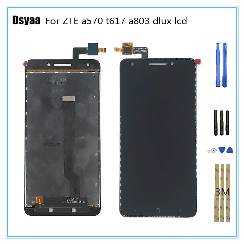 5 ''Высокое качество Замена ЖК дисплей для zte A570 T617 A813 Dlux с сенсорным экраном