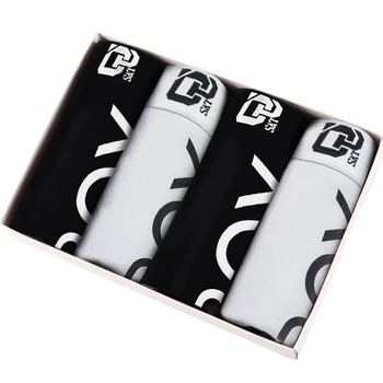 

4pcs/lot Men Boxer Underwear Male Underpants Man Panties Breathable Comfortbale Boxershort Boxers Men's Clothing Shorts OR212