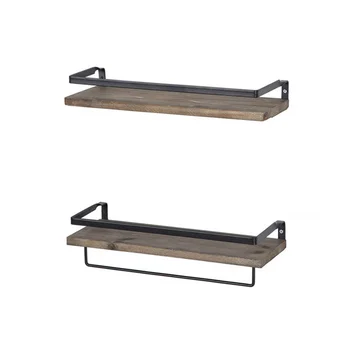 

1pc Floating Wall Shelves Modern Elegant Rustic Wooden Storage Rack Wall Mounted Rack Wall Hanging Shelf for Home
