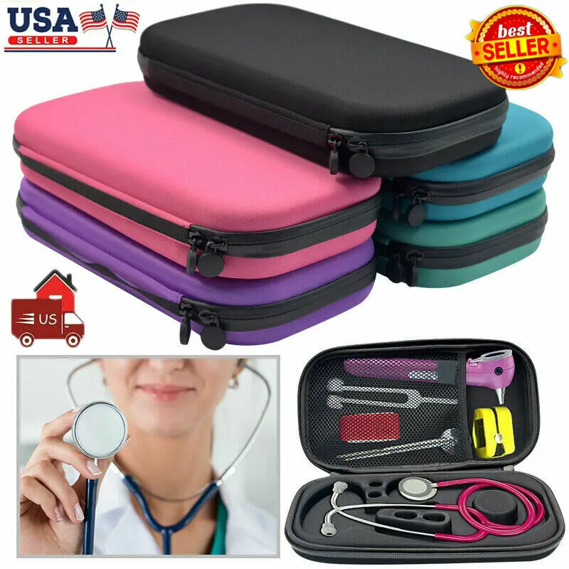 US STOCK Storage Box Stethoscope Travel font b Case b font EVA Medical Carry Organizer font