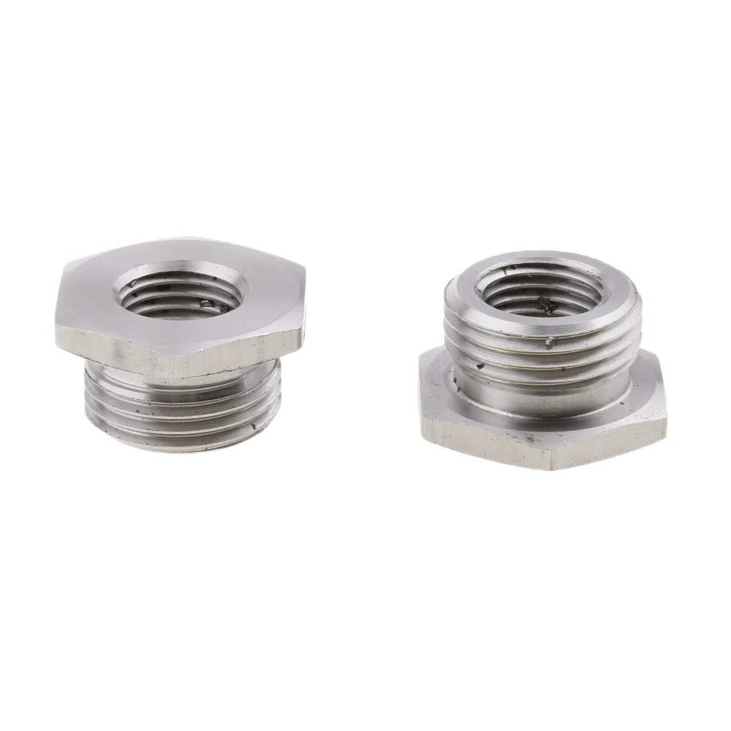 Stainless Reduce O2 Sensor Port Bungs Plug Adapters 18mm To 12mm For 