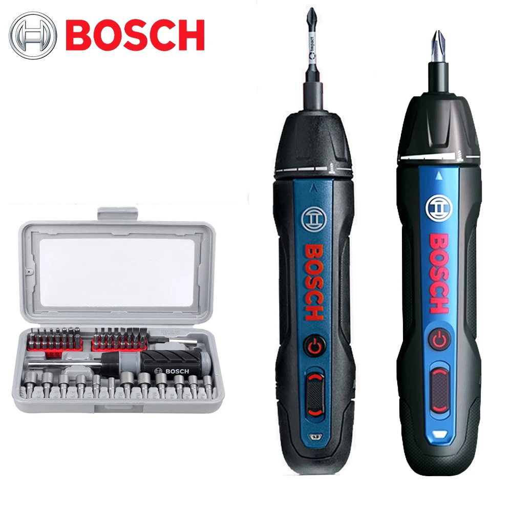 Bosch-Jeu de tournevis électriques sans fil Go2, perceuse électrique,  outils électriques Go, aste, automatique, 3.6V, original