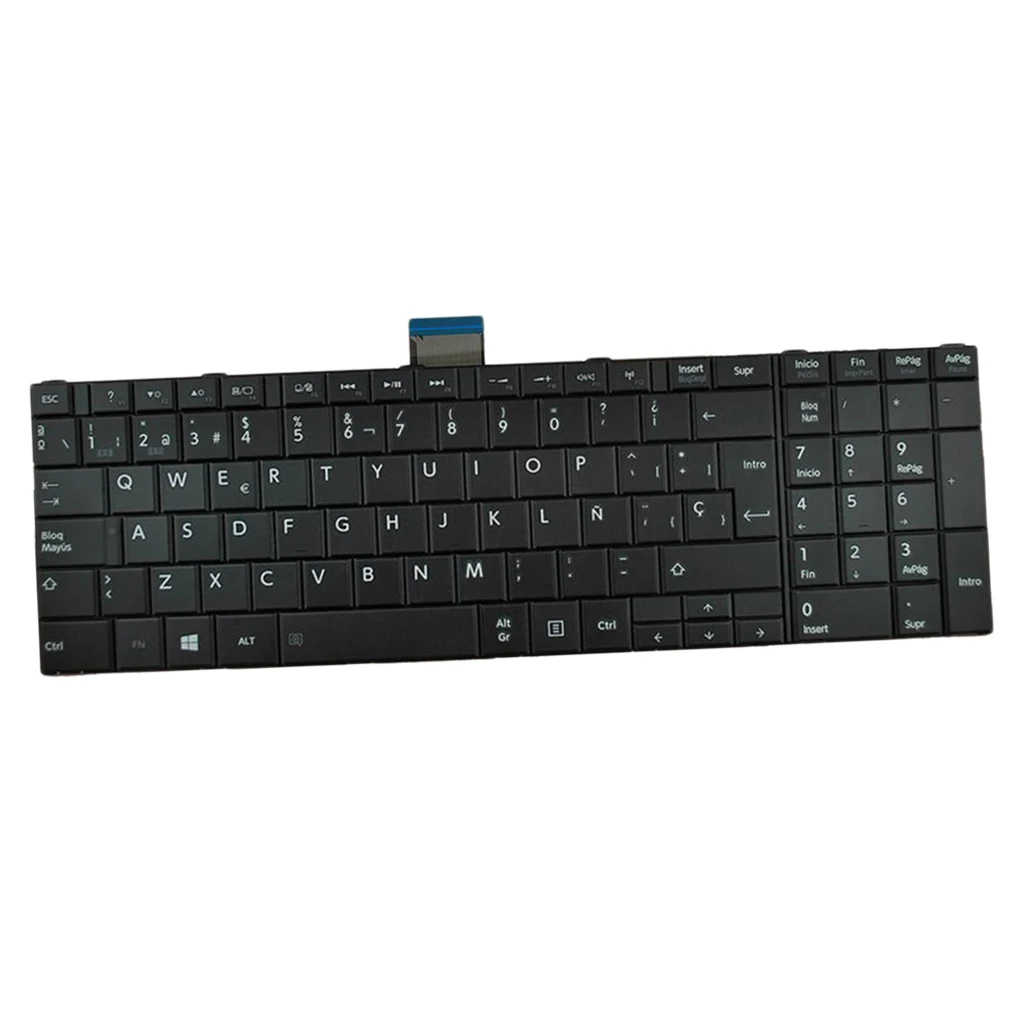 Испанский раскладка клавиатуры ноутбука Keyobard Замена toshiba C850 C855D C850D C855 C870 C870D C875 C875D SP Клавиатура ноутбука Фирменная Новинка
