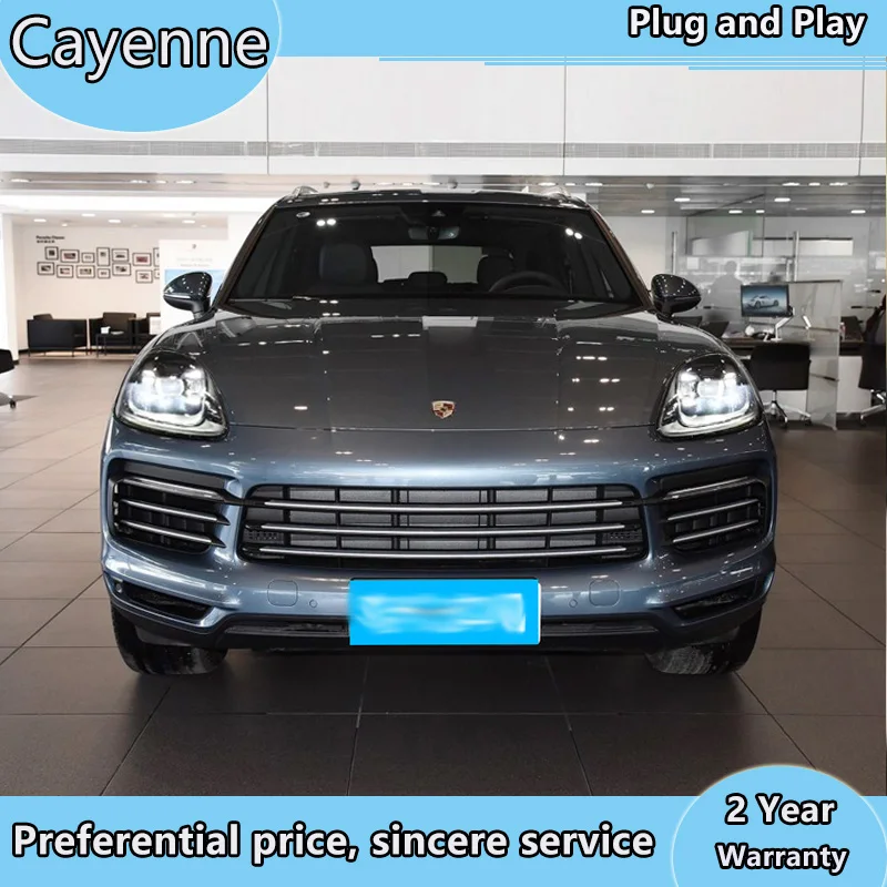 Автомобильный Стиль все светодиодный фары для Porsche Cayenne 11-14 лет для Cayenne налобный фонарь светодиодный DRL Объектив Двойной Луч H7 HID xenon объектива