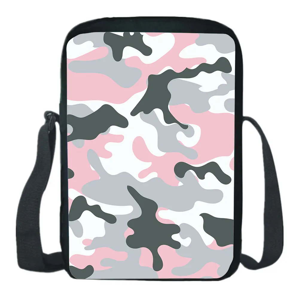 Camouflage Shoulder Bag Ladies Shoulder Bookbag Fashion Messenger Bags Men Casual School Mochila Cool Boy Rucksack