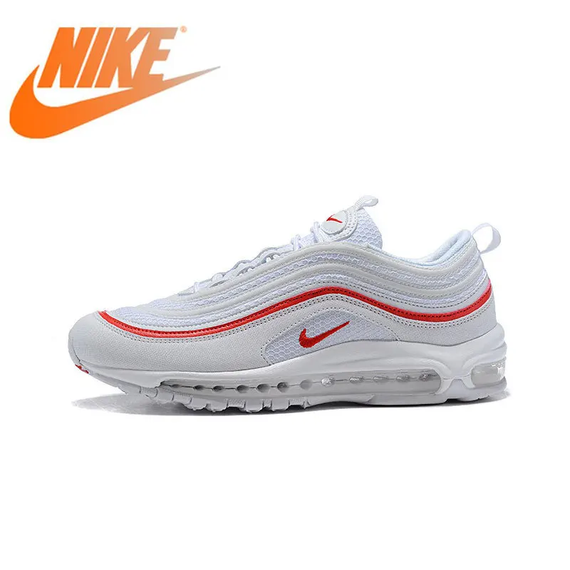 Оригинальный Nike Оригинальные кроссовки Air Max ОГ 97 QS Для мужчин без носка, беспатная классические уличные кроссовки спортивные несколько