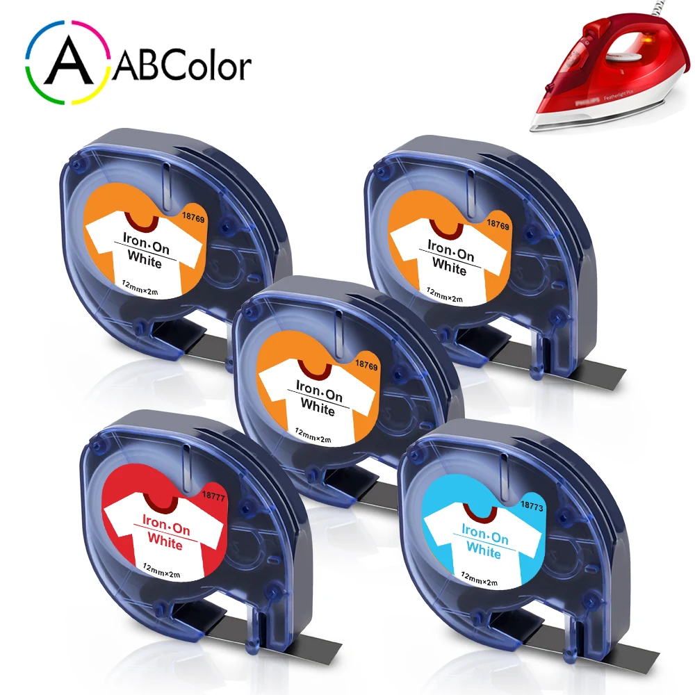 Fabric Tape For Dymo LetraTag 18769 18777 18773 Iron on Label 18775 18768 LT-100H LT-100T Maker | Компьютеры и офис