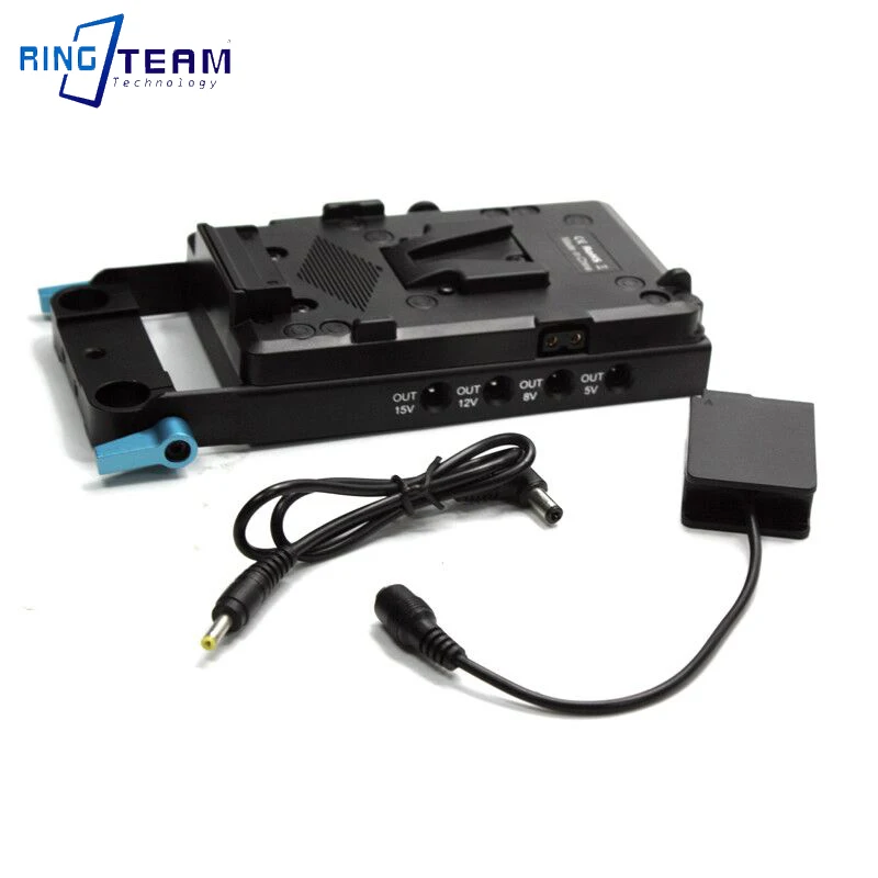 Accoppiatore Cc Batteria Fittizia Dmw-Dcc8 + Piastra Di Montaggio V Per Panasonic Lumix Dmc Fz2500 Fz2000 Fz1000 Fz200 Fz300 G5 G6 G7 Gx8 G80 G81