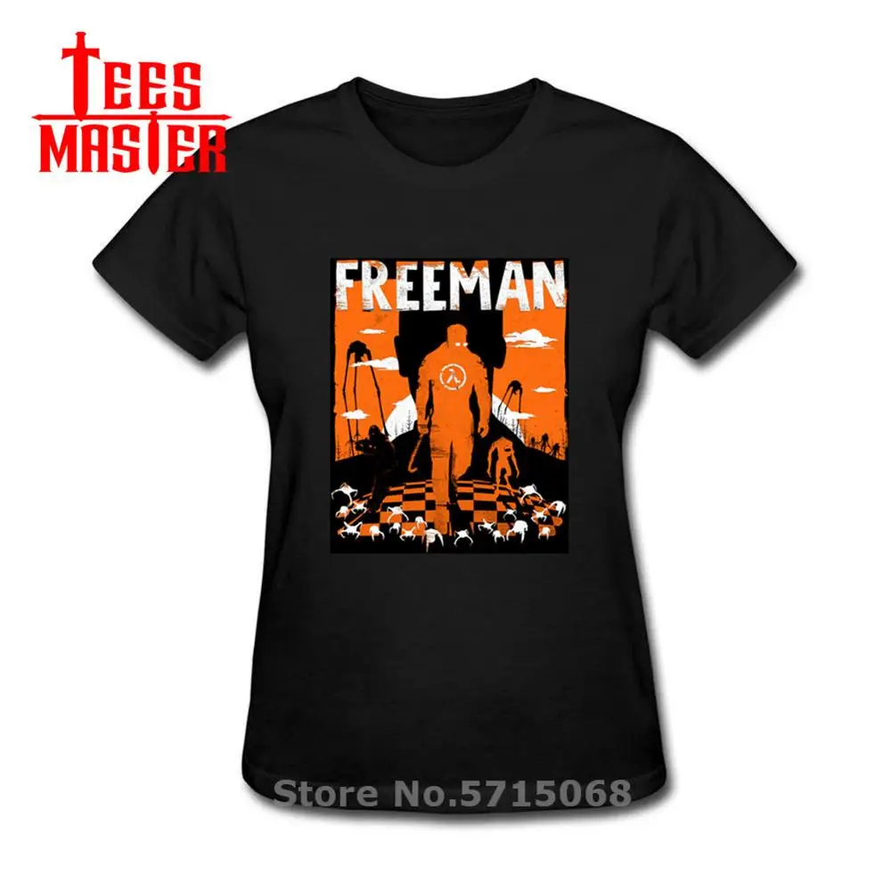 Новая футболка Half life woman 2 hombre Funny Gordon Футболка &quotФримен&quot 3 fit logo Tees | Женская