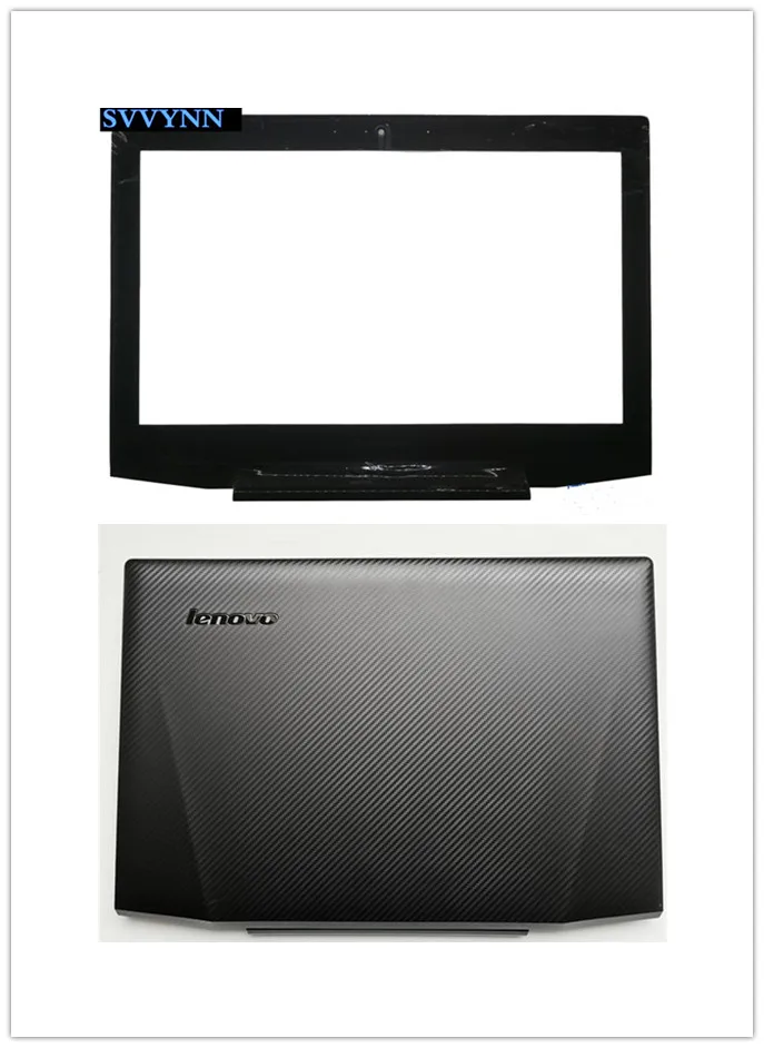 Cover and Bezel Для lenovo Y40 Y40-70 Y40-80 14 дюймов ЖК задняя крышка корпус AP14P000C00 черный/ЖК рамка AP14P000500 - Цвет: Cover and Bezel