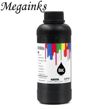 

Megainks 500ML per bottle xp600 Hard LED UV Ink for Epson xp600 Printhead for Epson large format Printer