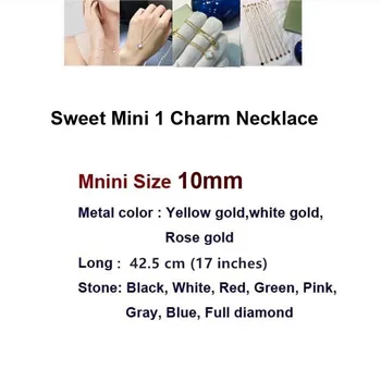 

Hot Original Vintage Sweet Single Charm Pendant Necklace Women In Sterling Silver Set Onyx Mother Pearl Agate Real Stone Gifts