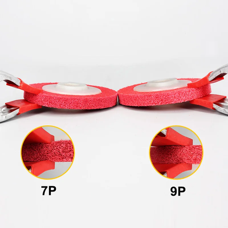 Горячая XD-10Pcs полировка колеса 100X16Mm9P Нетканые абразивные колеса нейлоновые волокна Полировка Абразивный диск для колес