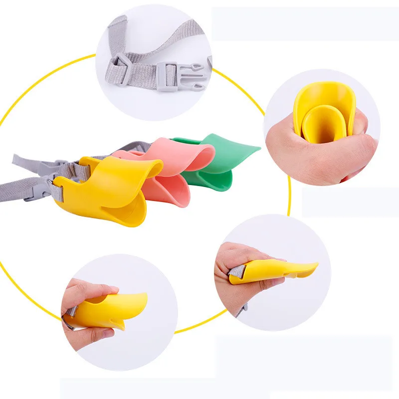 

Dog Mouth Cover Dog Mouth Guard Anti Call Mask Small Dog Teddy Accessories Mask Duckbill Sleeve Pet Sounder Pet Professional