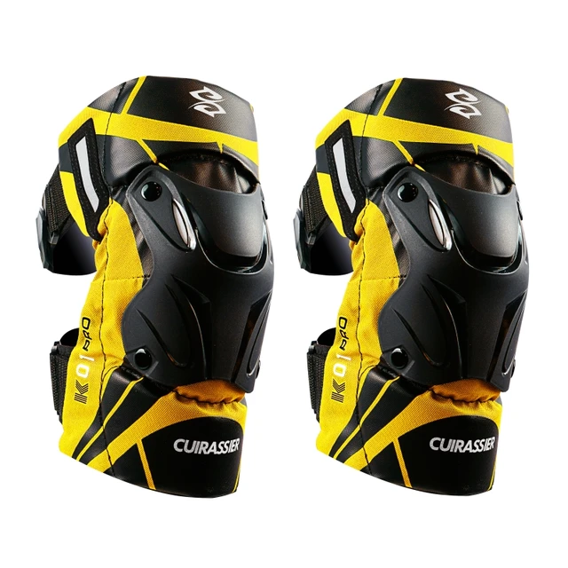 Cuirassier K01 Protective Motorbike Kneepad Motocross Motorcycle Knee Pads MX Protector Racing Guards Off-road Elbow Protection K01-3-Lemon Yellow