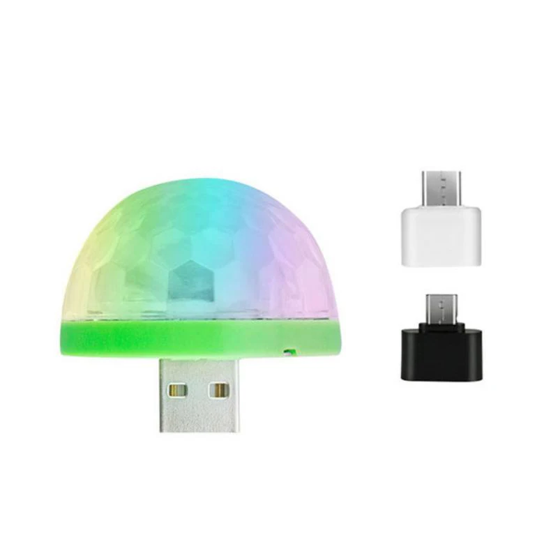 USB гаджеты USB лазерный светильник мини RGB светодиодный шар форма сценический эффект удобный светильник для мобильного телефона ПК Внешний аккумулятор для вечерние Клубные