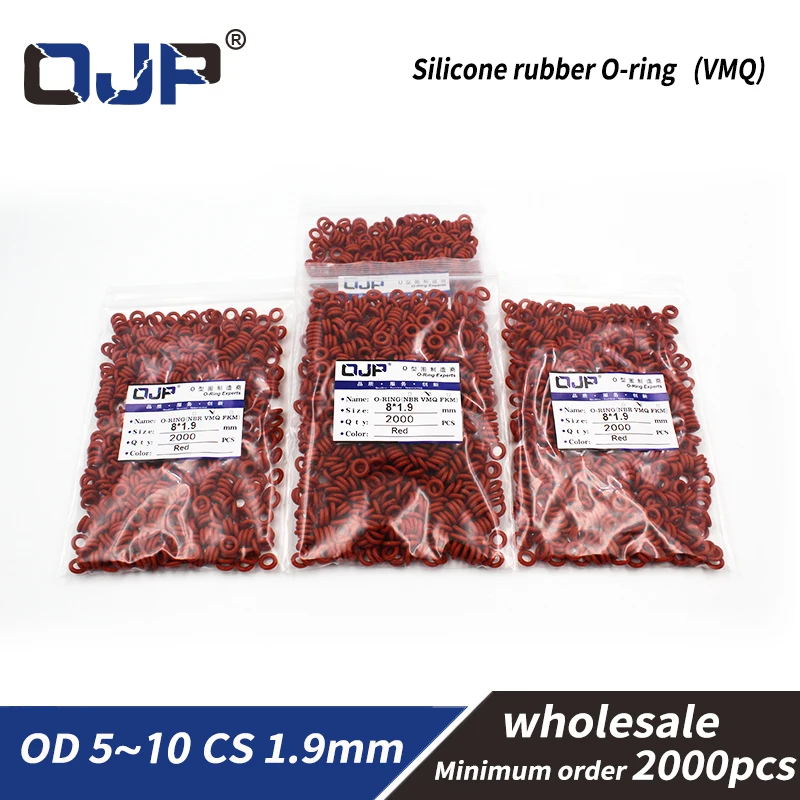 anel de silicone o ring 19mm od5 6 03