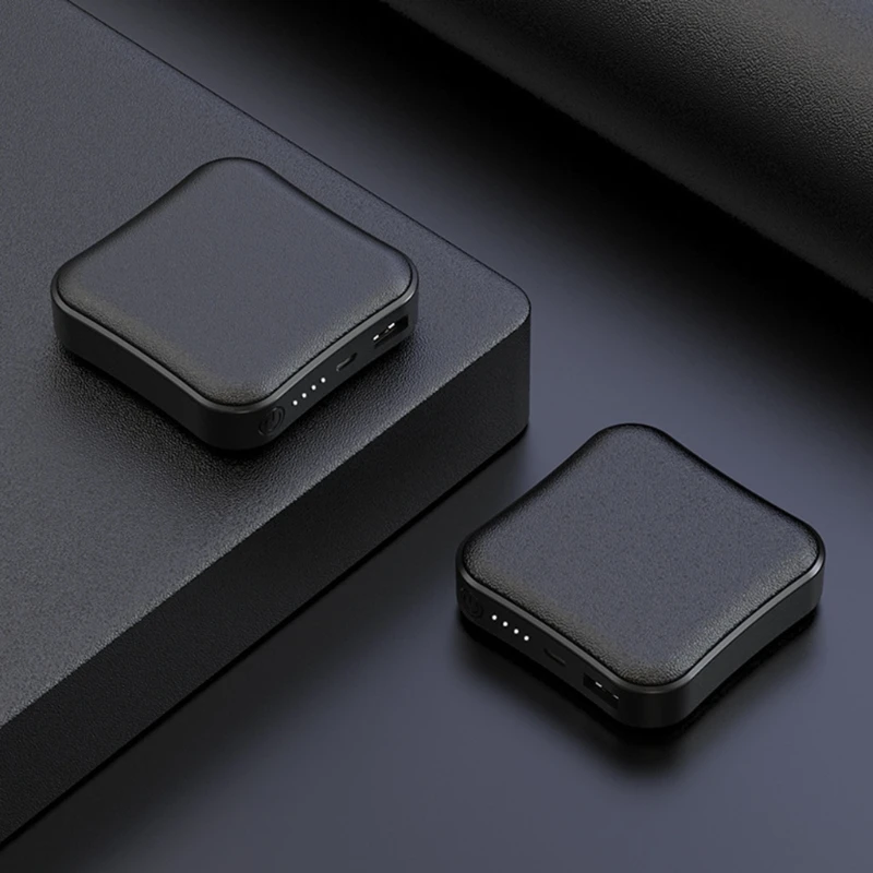 Cartoon Square Mini Charger 8000mAh Portable Outdoor Power Bank Camping External Backup Battery Pack 2.1A Fast Charging top power bank