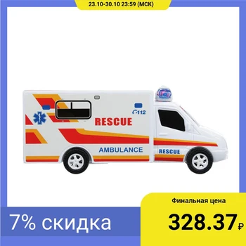 

children car ambulance with sound PLASTIC