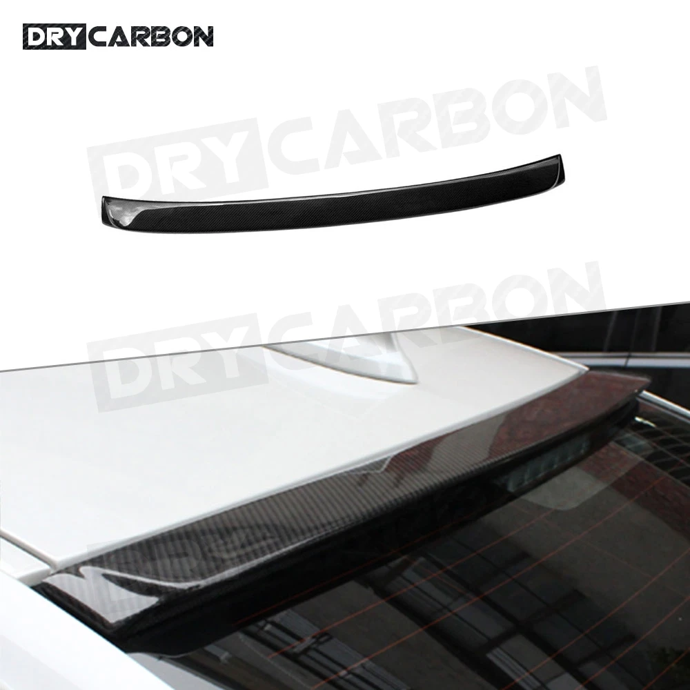 Carbon Fiber Rear Trunk Roof Spoiler Windshield Wing for 5 Series BMW G38 Sedan 2017 2018 Car Roof Spoiler Bumper