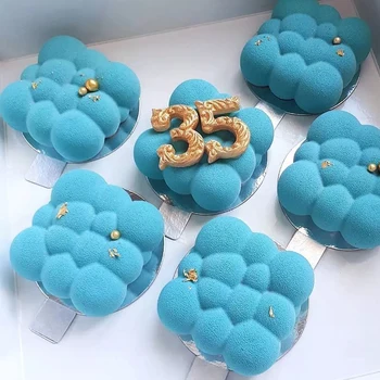 

cake mold Cloud Shape Silicone Mold Dessert Mousse Baking Form Moulds Chocolate Cake Mold Cake Decorating Tools