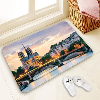 

H-P704 Custom France#7 Doormat Home Decor 100% Polyester Pattern Door mat Floor Mat foot pad SQ00729-@H0704