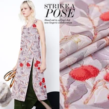 Чистый натуральный шелк тканевый креп De Chine Королевский материал печати