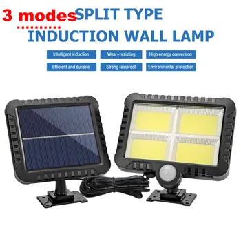 

LED Solar lamp Street light PIR Motion Sensor Outdoor Waterproof For Garden Path Driveway Emergency Security night light 3 modes