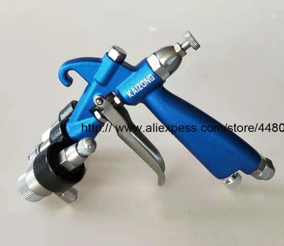 

Professional spray gun Double Nozzle Nanometer Spray Gun HVLP Sprayer Paint Spray Tool Air Compressor Two-Component Nozzle