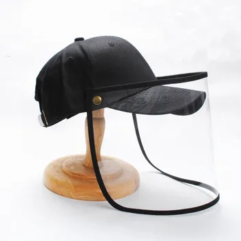 

Safety Anti Fog Protection Mask Snapback Hat Anti Flu spittle And Dust Adjustable Baseball Caps Detachable for face mouth