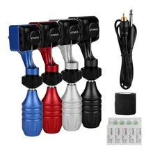 Аппарат для тату Лучший мотор обновленная версия профессиональная татуировка роторный пистолет набор инструментов ручка с RCA шнуром Перманентный макияж