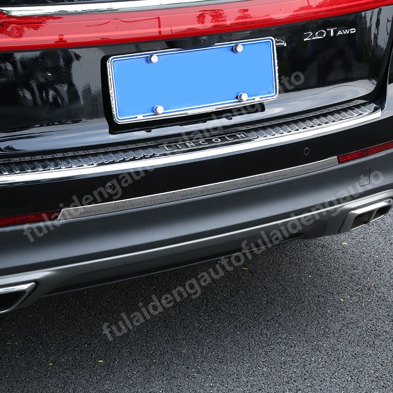 1 шт. для Lincoln MKX- накладка покрышка заднего бампера из нержавеющей стали аксессуары для стайлинга автомобилей