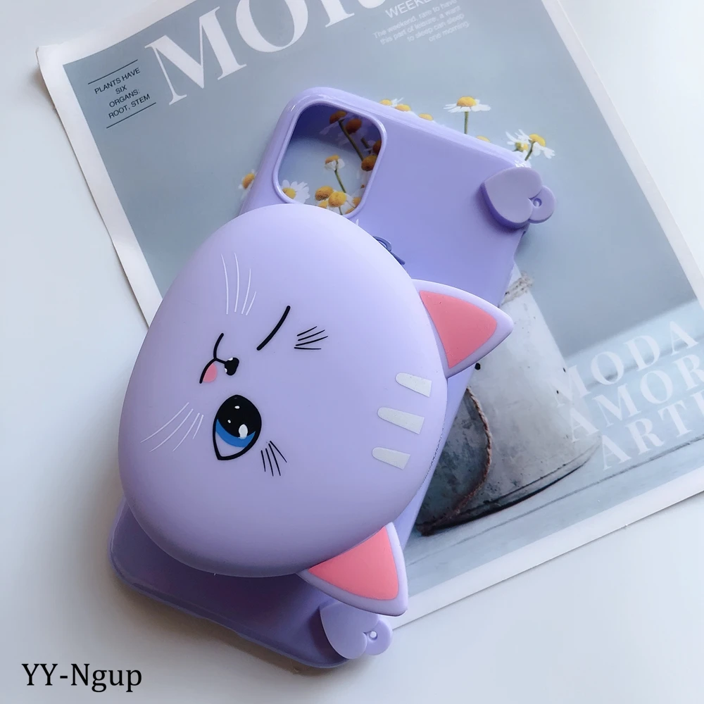 Чехол-кошелек для Redmi Note 8 Pro, чехол для Xiaomi Redmi Note 5, 6, 7, 8 Pro, чехол Kawaii, 3D Силиконовый ремешок для Xiaomi A2 Lite GO K20 S2, чехол - Цвет: C2