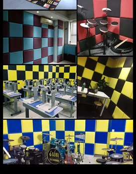 

Acoustic Panels Soundproofing Acoustic Foam Sound Wedges for Recording Studios Office Gaming KTV Rooms Gym Walls Ceilings