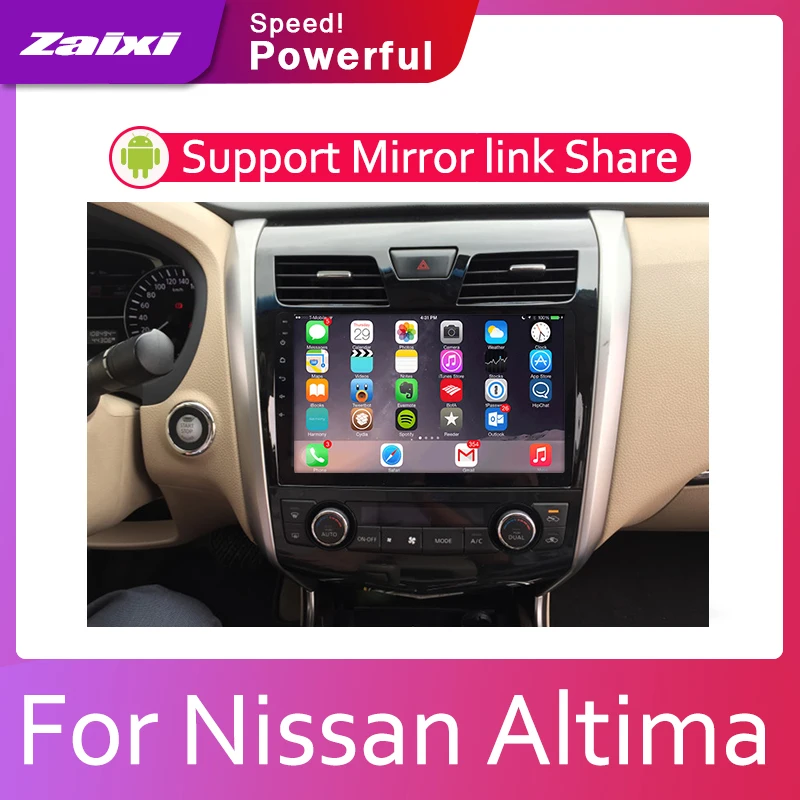 Автомагнитола на Android мультимедийный видеоплеер авто стерео GPS для Nissan Altima L33 2013