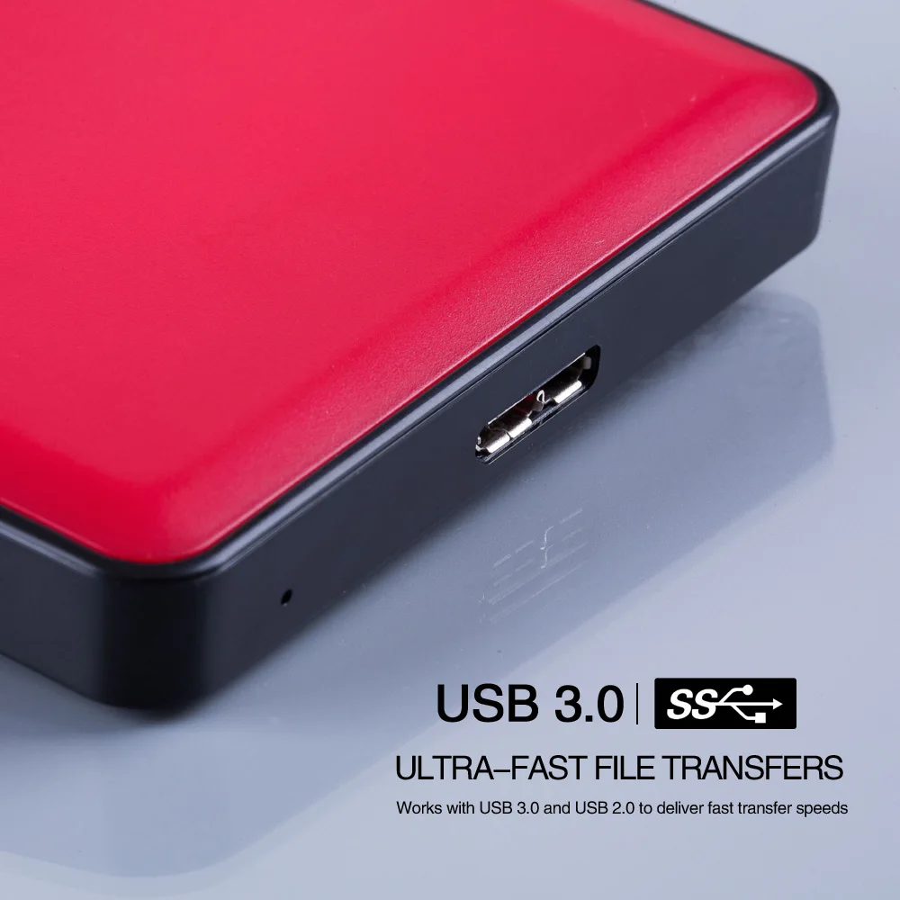 PIRISI HDD 2.5'' External Hard Drive USB3.0 2TB 1TB 500GB 320GB 250GB 160GB 120GB 80GB Storage Portable Hard Disk for PC/Mac