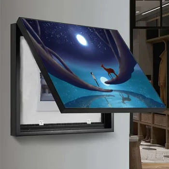 

3 Sizes Electric Meter Box Art Oil Painting Pictures Decorative Painting Power Box Cover Switch Box Hide Paintings Decoration