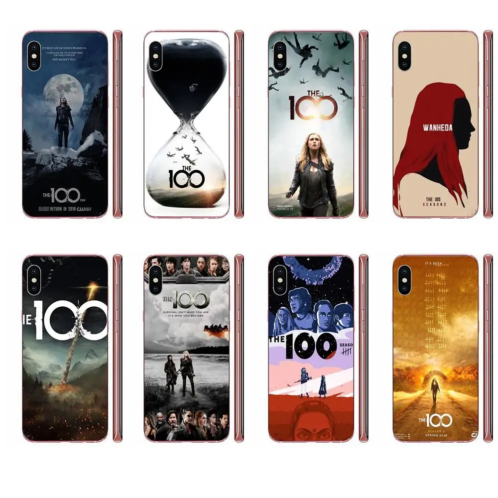 ТВ серии 100 сезон постер мягкий TPU шаблон для Apple iPhone 11 Pro X XS Max XR 4 4S 5 5C 5S SE SE2 6 6S 7 8 Plus |