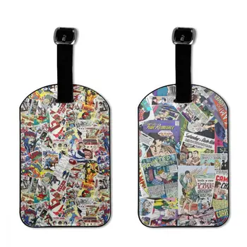 

NOISYDESIGNS Travel Accessories Comic Book Heroes Printing Luggage Tag Suitcase ID Addres Holder Baggage Boarding Portable Label