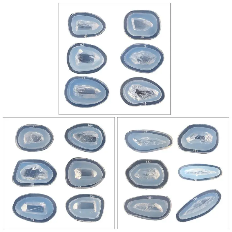 

UV Resin Silicone Crystal Iceberg Shape Resin Jewelry Making Mold T4MD