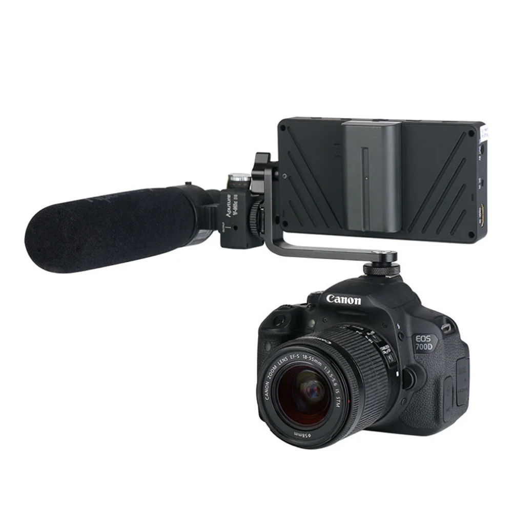 5,5 дюймов прочный l-образный кронштейн-держатель для вспышки DSLR камеры микрофон мониторы камеры аксессуары