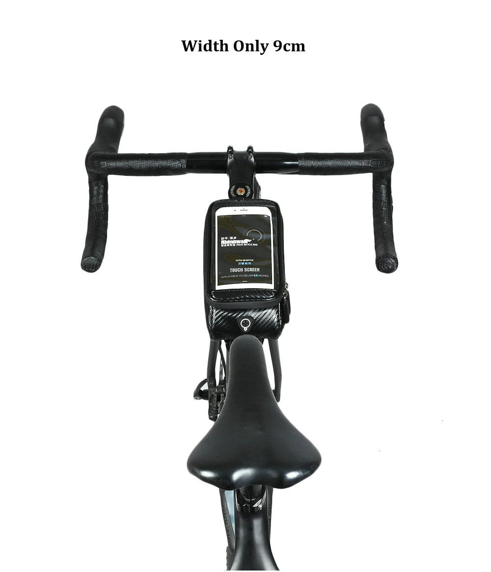 RHINOWALK, велосипедная сумка на переднюю трубу, непромокаемая, с сенсорным экраном, велосипедная верхняя часть, передняя Труба, рамка, сумки 5,8/6,0 чехол для телефона, Аксессуары для велосипеда