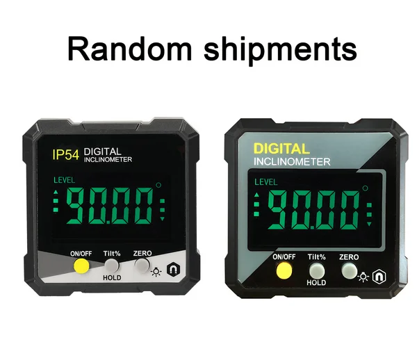 IP54 4*90&deg;Digital Inclinometer LCD Backlight Digital Protractor Slope Meter Digital Angle Ruler Single-side Magnetics Protractor