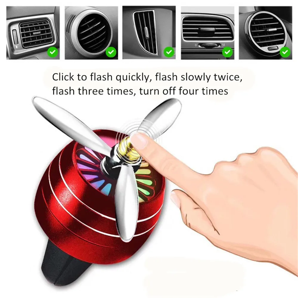 Освежитель воздуха автомобильный запах светодиодный мини кондиционер