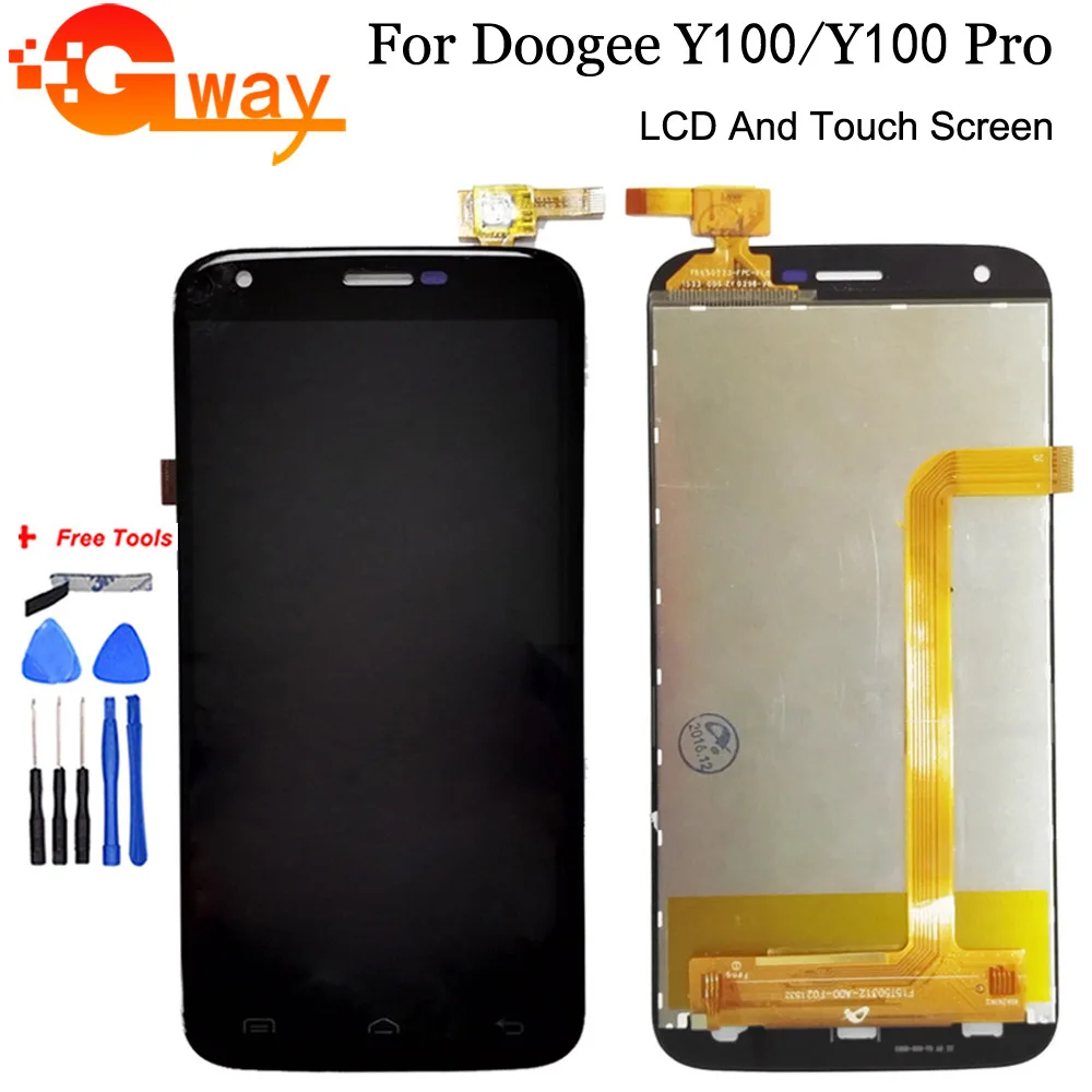 100% протестированный Для Doogee Y100 Pro ЖК-дисплей + сенсорный экран в сборе MTK6735